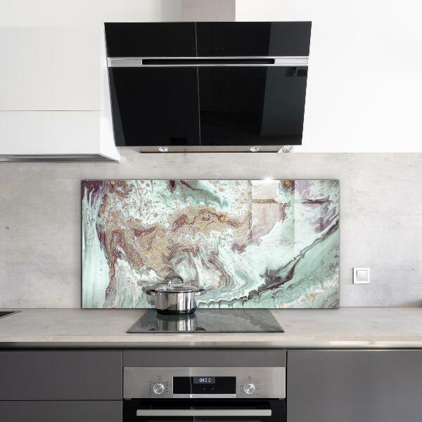 Hob splashback Marble stone texture