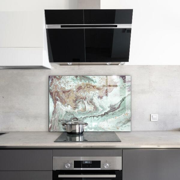 Hob splashback Marble stone texture