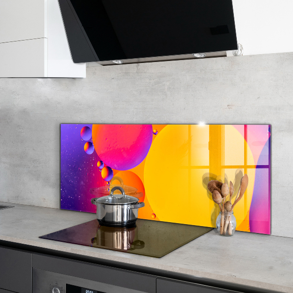 Hob splashback Colorful circles
