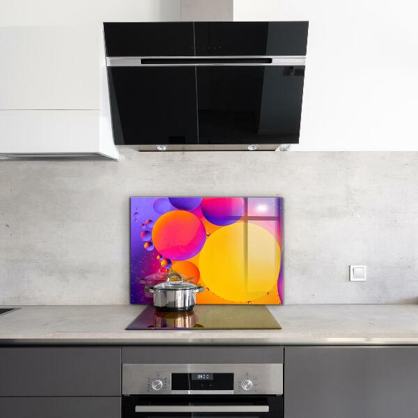 Hob splashback Colorful circles