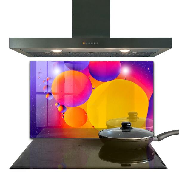 Hob splashback Colorful circles