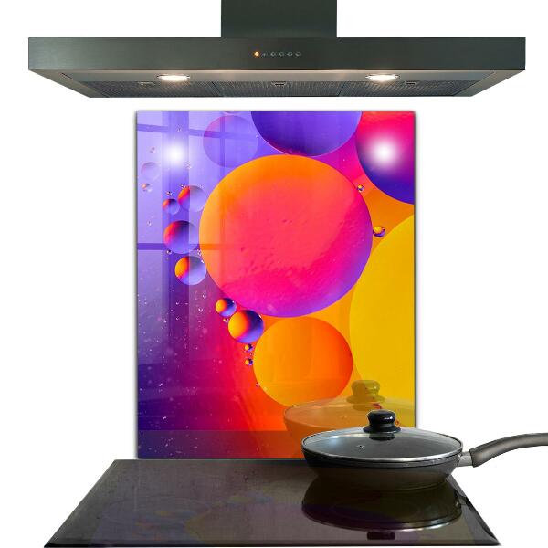 Hob splashback Colorful circles
