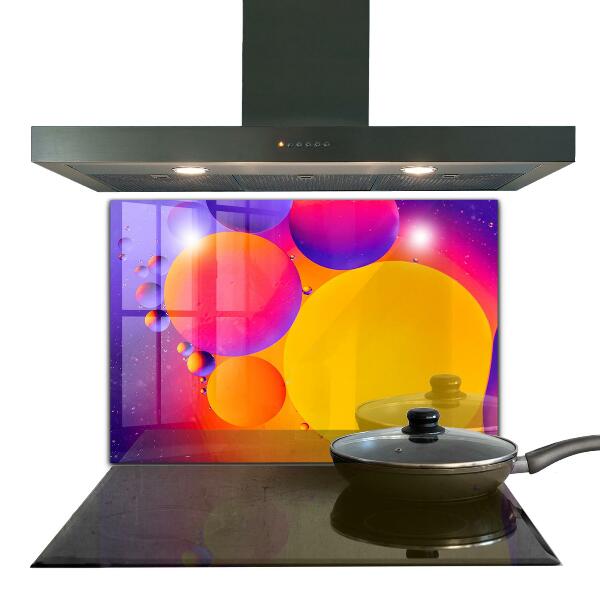 Hob splashback Colorful circles