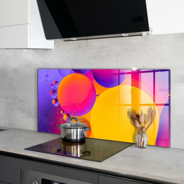 Hob splashback Colorful circles