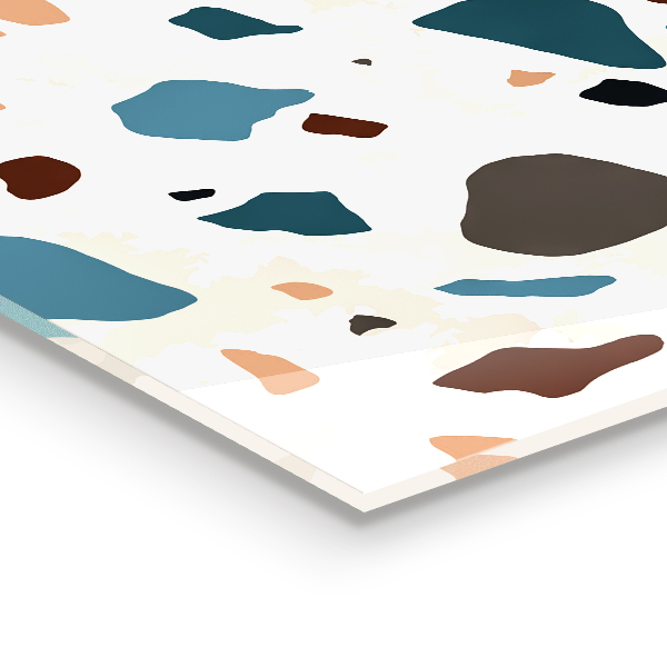 Kitchen glass panel Terrazzo terrazzo stone