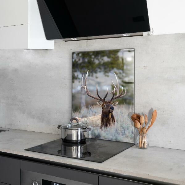 Kitchen wall panels Deer wildlife