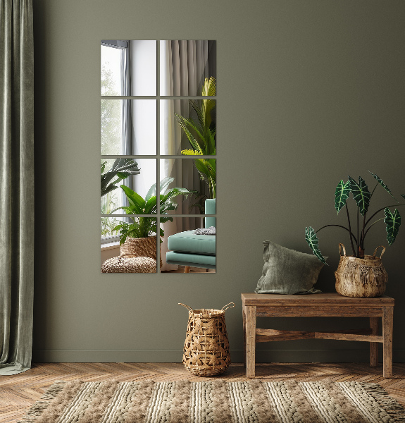 Self adhesive mirror squares 6 pcs 12x12 in (6 pcs 30x30 cm)