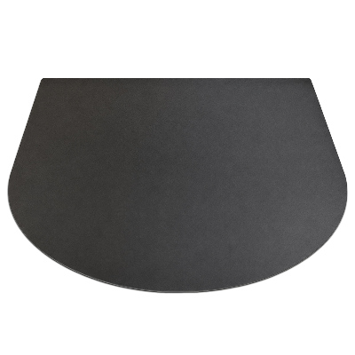 Semi-oval metal grill sheet 31x27 in (80x70 cm)