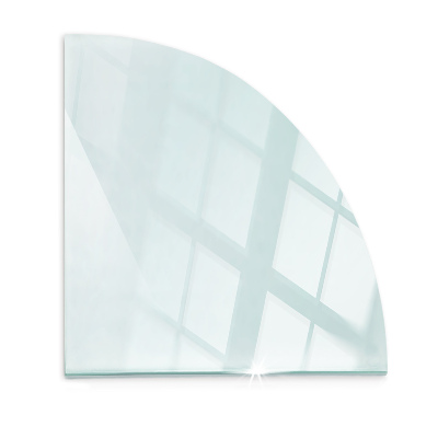 Glass hearth 39x39 in (100x100 cm)
