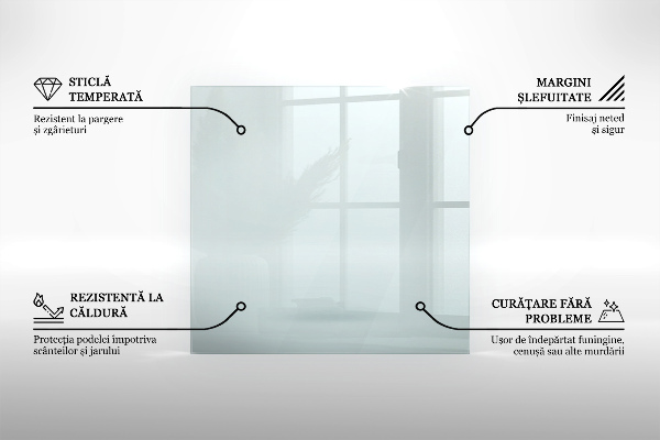 Glass hearth 16 in (40 cm)