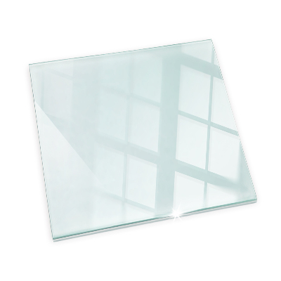 Glass wood burner hearth 20x20 in (50x50 cm)
