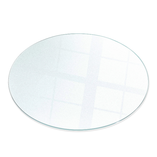 Round translucent fireplace pad fi23 in (fi 60 cm)