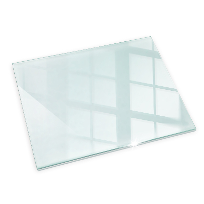 Glass wood burner hearth 31x24 in (80x60 cm)