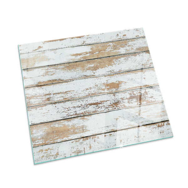 Square glass hearth for log burner Damaged wooden board