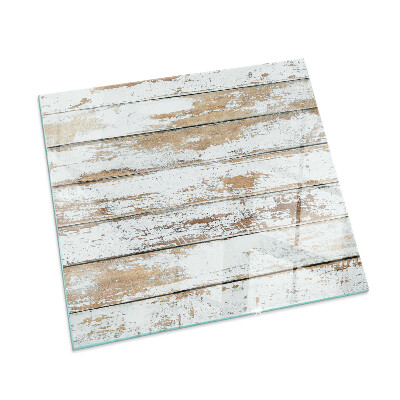 Square glass hearth for log burner Damaged wooden board