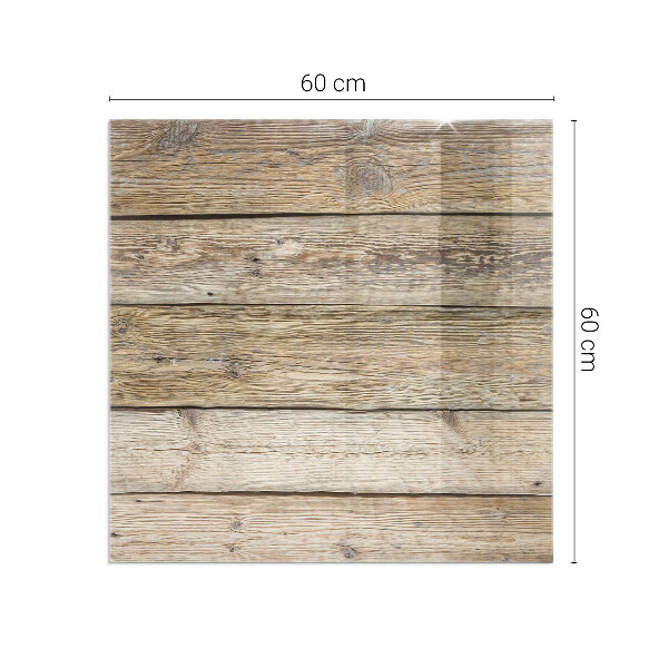 Square glass hearth for wood stove Natural wood boards