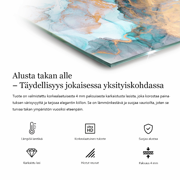 Square glass hearth for log burner Color Pink