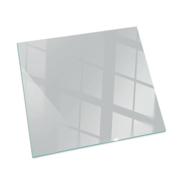 Square glass hearth for wood stove Color Gray