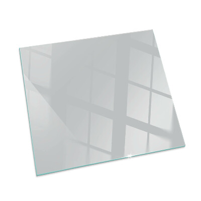 Square glass hearth for wood stove Color Gray