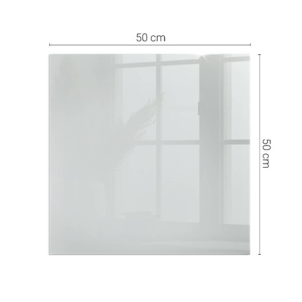 Square glass hearth Color Gray