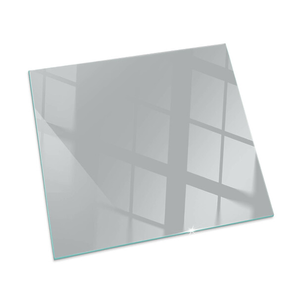 Square glass hearth for wood stove Color Light gray
