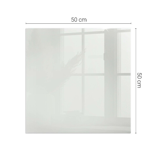 Square glass hearth for log burner Color Gray
