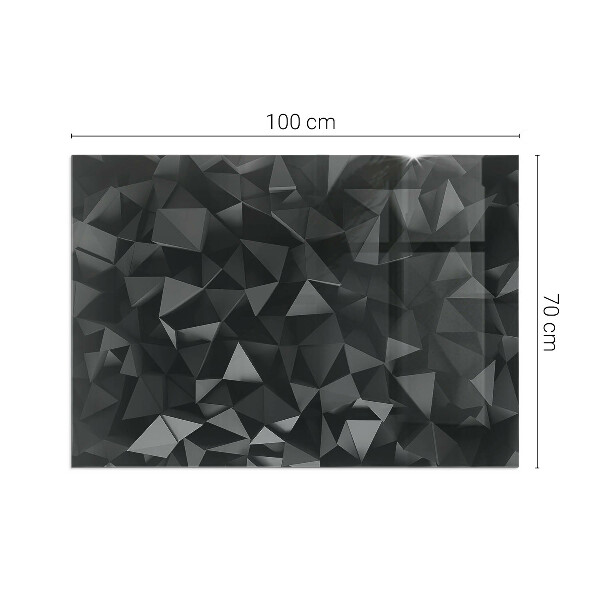 Rectangular glass hearth for log burner Three-dimensional geometry
