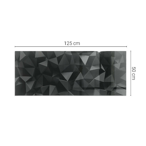 Rectangular glass hearth for log burner Three-dimensional geometry