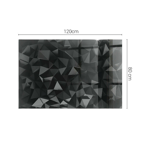 Rectangular glass hearth for log burner Three-dimensional geometry