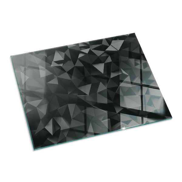 Rectangular glass hearth for log burner Three-dimensional geometry