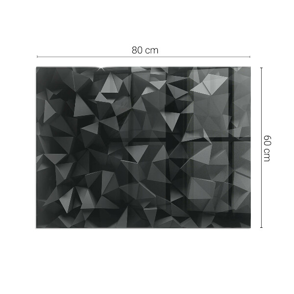 Rectangular glass hearth for log burner Three-dimensional geometry