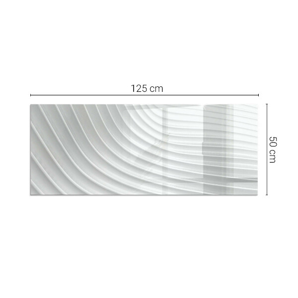 Rectangular glass hearth for wood stove Waves of delicate lines