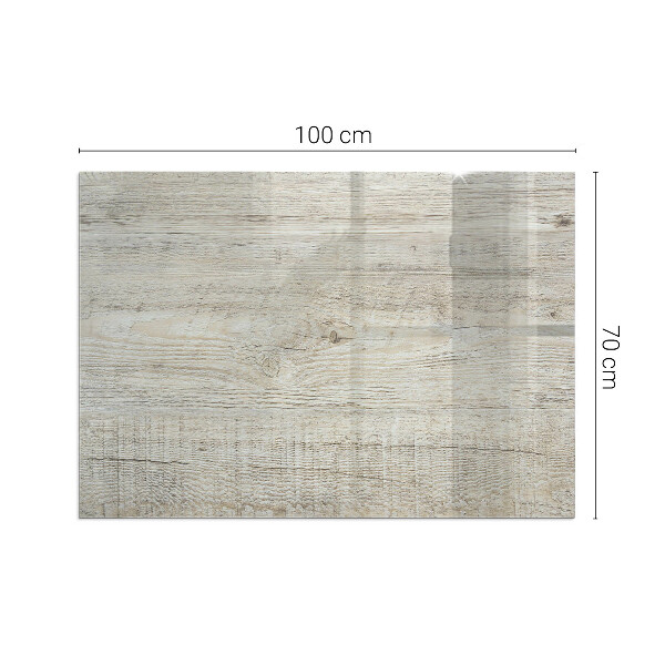 Rectangular glass hearth for log burner Light wood texture