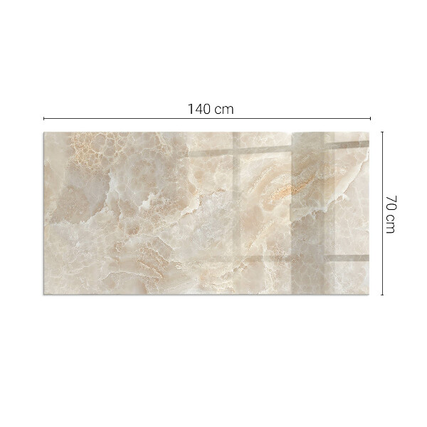 Rectangular glass hearth for wood stove Natural stone pattern