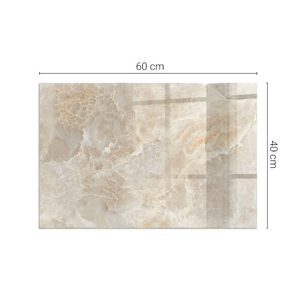 Rectangular glass hearth for wood stove Natural stone pattern