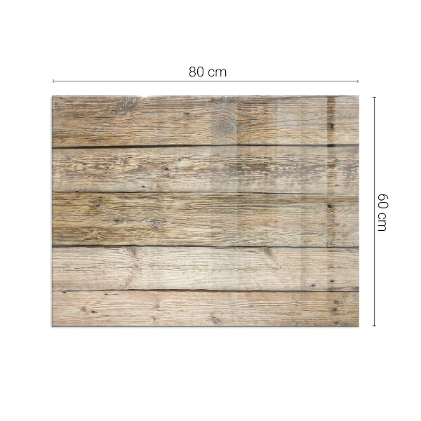 Rectangular glass hearth for log burner Texture of wooden boards
