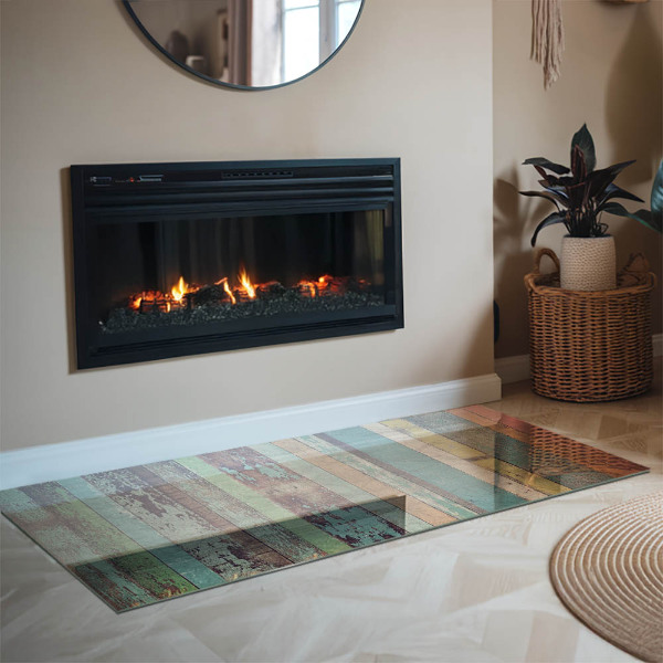 Rectangular glass hearth Boards in different shades