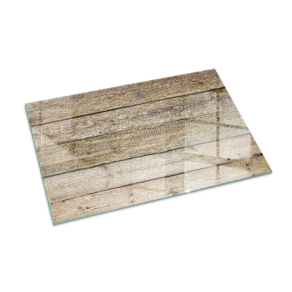 Rectangular glass hearth for wood stove Natural wood boards