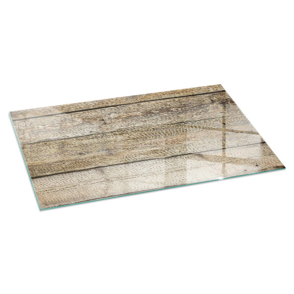 Rectangular glass hearth for wood stove Natural wood boards