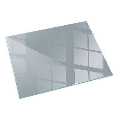 Rectangular glass hearth for wood stove Color Gray