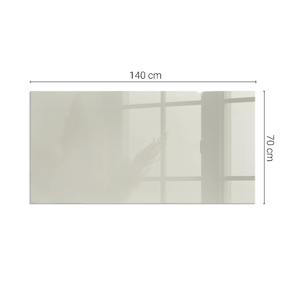 Rectangular glass hearth for log burner Light Cream Color