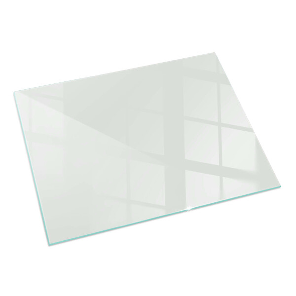 Rectangular glass hearth for log burner Color Gray