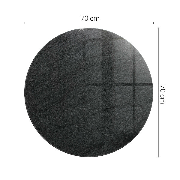 Glass table top with print Natural stone pattern