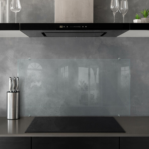 Transparent glass splashback 100x50 cm