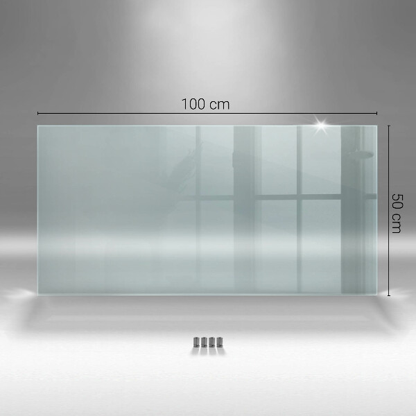 Transparent glass splashback 100x50 cm