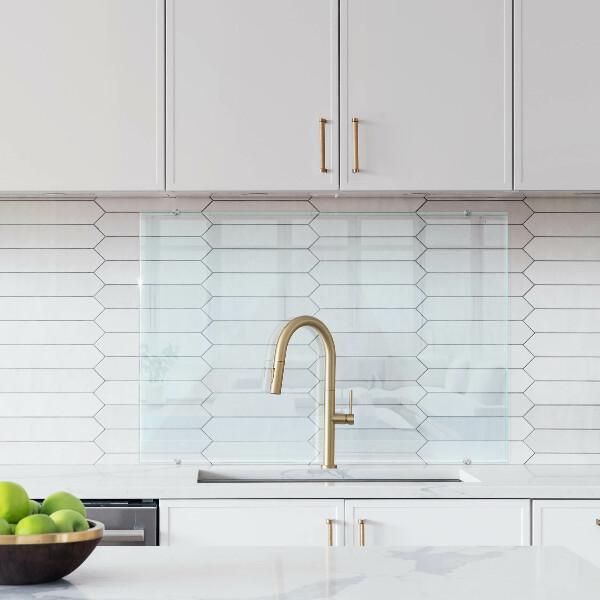 Glass splashback transparent 100x70 cm