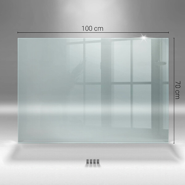 Glass splashback transparent 100x70 cm