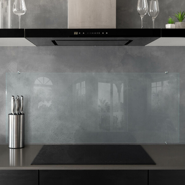 Transparent kitchen wall panels 125x50 cm