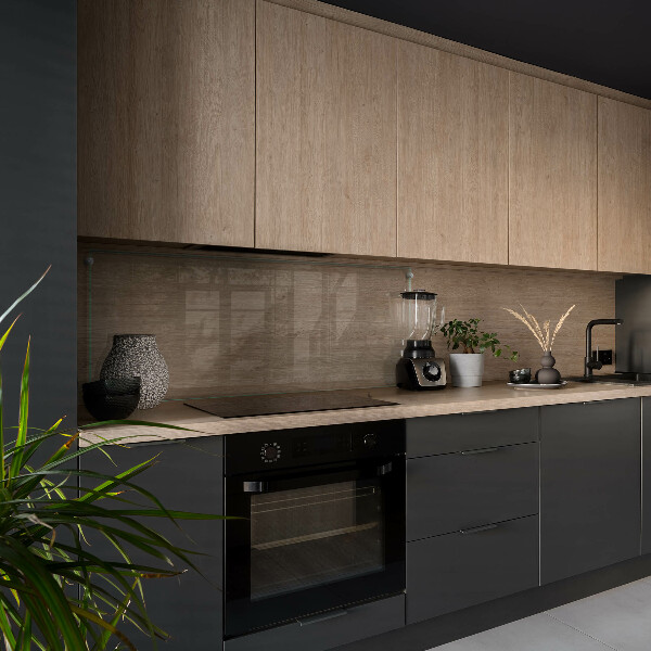 Transparent kitchen wall panels 125x50 cm