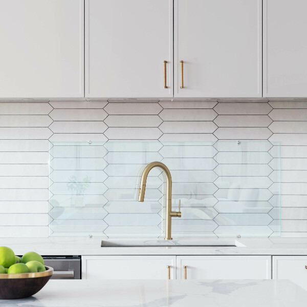 Transparent kitchen wall panels 125x50 cm